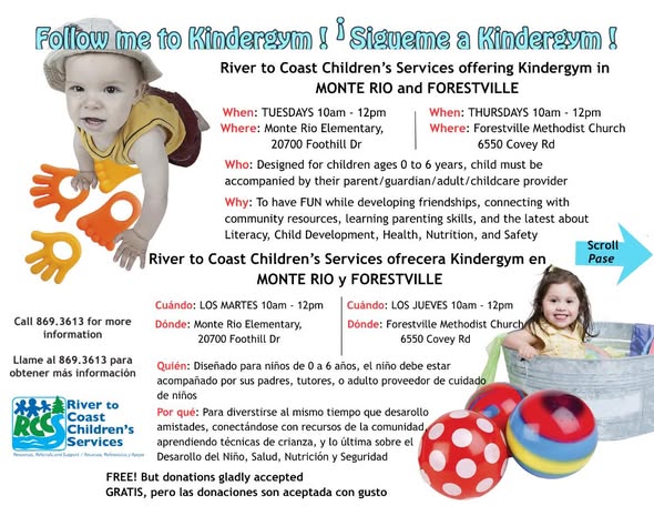 Kindergym at Monte Rio School